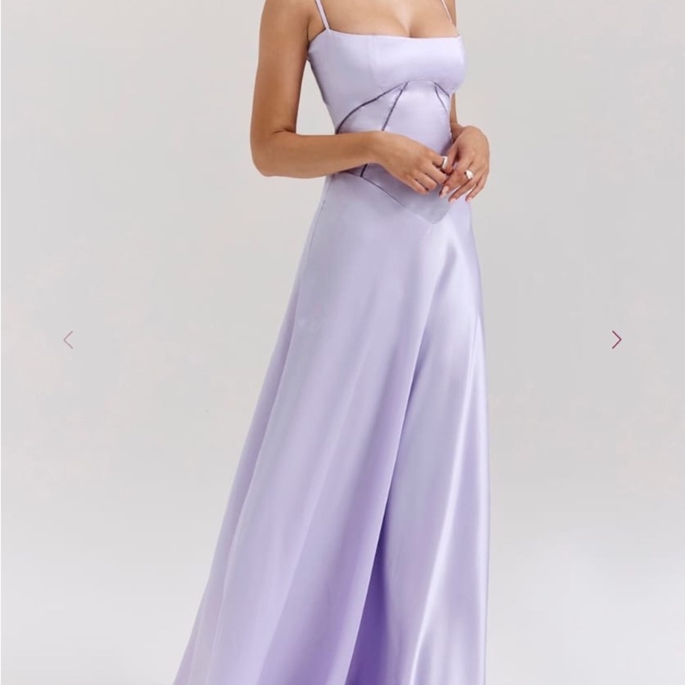 House of CB Anabella
hemmed for a 5'2 with heels versatile size due to corset
